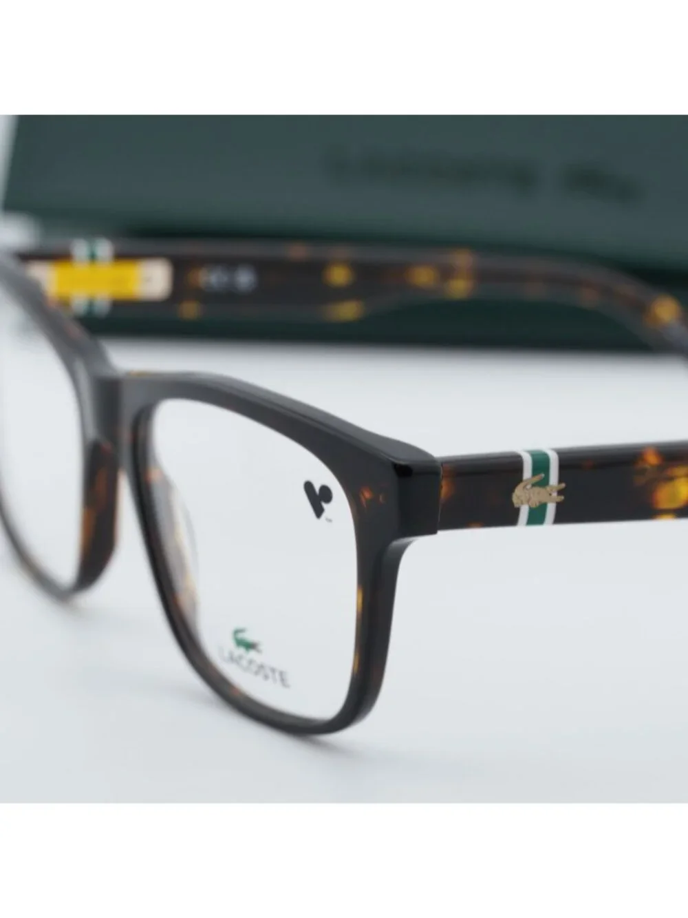 Lacoste L2933 N 230 Square Eyeglasses 54mm - Havana